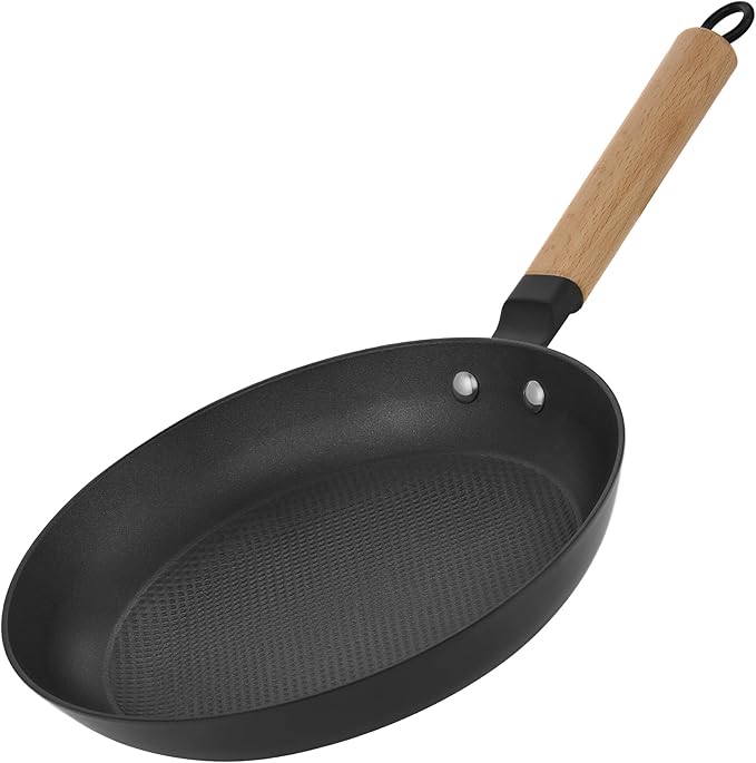 YUTANN Nonstick Frying Pan 12 inch, Ceramic Cast Iron Skillet, Lightweight Pre-seasoned Cast Iron Pan with Detachable Handle, Dishwasher & Oven Safe, Free of PFAS and PFOA