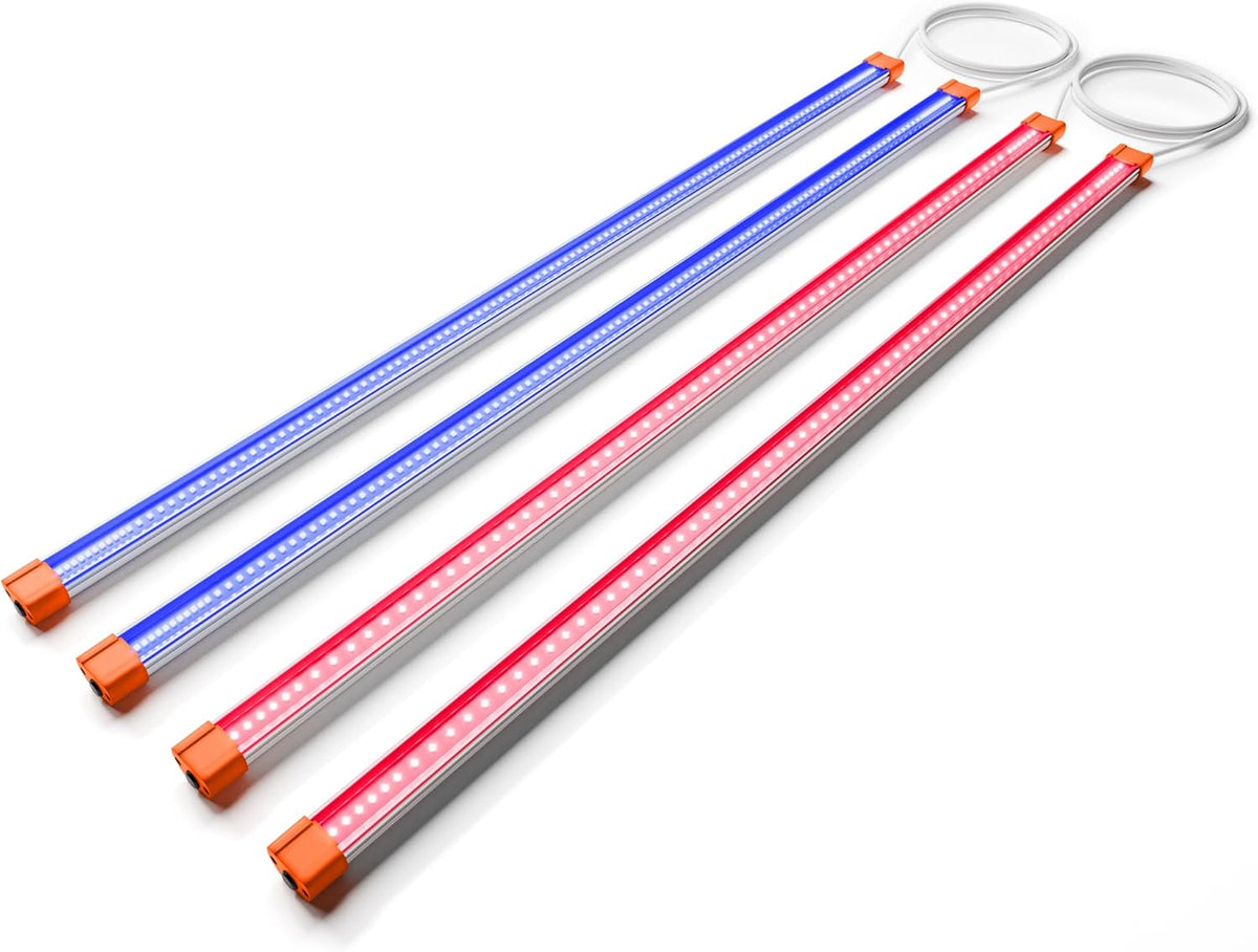 Spider Farmer 2025 Upgraded UV60 & IR30 LED Grow Light, 365-370nm UV & 730-745nm IR Supplemental Light for Indoor Plants, 2x4, 5x5 Grow Tents, 35.4" Long Bars Set