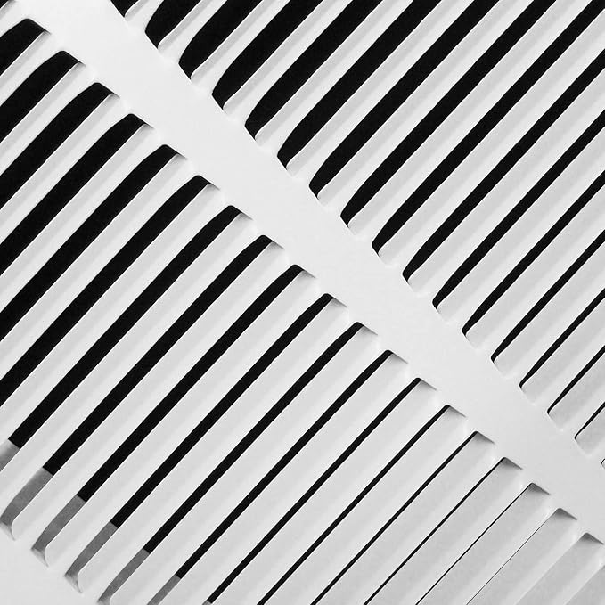 HVAC Premium 25 x 32 Duct Opening Steel Return Air Filter Grille, for 1-inch Filter, Removable Door, Flat Stamped HVAC Vent Cover Grille, Outer Dimensions 27.5 x 34.5