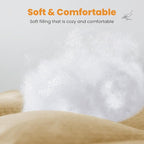 MATBEBY Queen Size Mattress Pad - Cooling Breathable Mattress Topper, Quilted Fitted Mattress Protector, Pillow Top Mattress Cover with 8-21" Deep Pocket, Soft, Machine Washable, Beige, 60x80 Inches