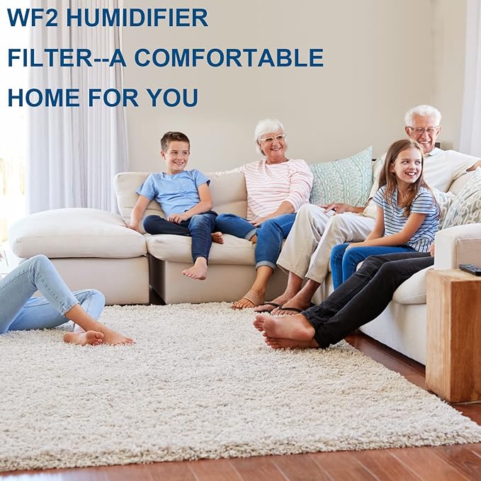 WF2 Humidifier Filter Replacement for Vicks V3500 V3100 V3900 V3700 VEV320,Kaz 3020 & Re-Lion WA-8D Cool Mist Humidifiers,Pack of 6 by TOMOON
