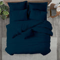 Kotton Culture 120"x98" 1 Pc Oversized King Duvet Cover Only 100% Egyptian Cotton - 600 TC Comforter Cover, Zipper Closure & Corner Ties - Fits Large King Inserts (Oversized King, Green Teal)