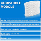 WF2 Humidifier Filter Replacement for Vicks V3500 V3100 V3900 V3700 VEV320,Kaz 3020 & Re-Lion WA-8D Cool Mist Humidifiers,Pack of 6 by TOMOON