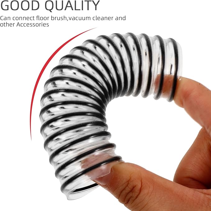 GARVALON Vacuum Cleaner Replacement Hose and Waste Pipe Compatible with Model V1/VH1704 Electric Floor Brush Connector Tube for Home Cleaning