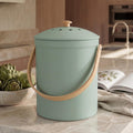 Beautiful Kitchen Compost Bin with Smell Proof Lid - Rust Proof and Odorless Compost Bucket for Your Countertop with No Smell Filters - Easy to Clean 1.1 Gallon Bin Looks Great On Any Kitchen Counter