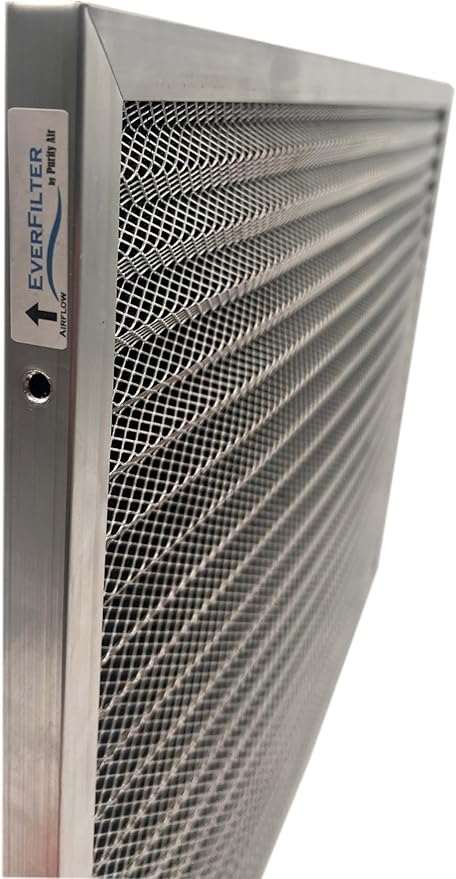 14x25x1 Electro-static Air Filter (1-Ct) AC Furnace Filter, Reusable & Washable 4-Stage Electrostatic Filter for Residential and Commerical HVAC (Actual Size:13.75 x 24.75 x 0.75 Inches)