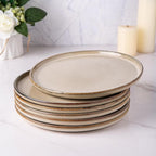 AmorArc Stoneware Dinnerware Sets,Round Reactive Glaze Ceramic Plates and Bowls Set,Highly Scratch Resistant | Dishwasher & Microwave Safe Dishes,Service for 6 (18pc)