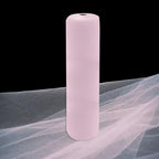 Light Pink Tulle Fabric Rolls 54 Inch by 10 Yards Fabric Tulle Bolt for Wedding Decorations Bouquet Wrapping DIY Tutu Baby Shower Table Skirt Birthday Party Craft Supplies