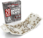 20 Pack Pantry Moth Traps - Safe and Effective for Food and Cupboard - Glue Traps with Pheromones for Pantry Moths - Trap a Pest