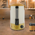 Electric Hot Water Dispenser 90 Cups Commercial Coffee Percolator & Beverage Dispenser w/Temperature Control, Stainless Steel Coffee Urn for Coffee & Tea