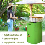 GHT 3/4 spigot for rain barrel, brass bulkhead water barrel spigot kit for diy tank parts and accessories connect garden hose outdoor bucket (1 pc)