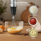 Consciot 10-in-1 Immersion Blender Handheld Max 1100W with Entire Stainless Steel Blender Shaft, Trigger Speed Control, 800ml Beaker, 600ml Chopper, Beaters, Frothers, Hooks, Masher, Whisk & 600ml Cup