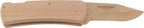 CRKT Nathan's Knife Kit: Wooden Pocket Knife, Drop Point Blade Design with Working Lock Back, Craft Project, Great for Kids 1032, Black