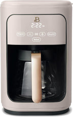 Beautiful Coffee Maker, 14-Cup, Touch-Activated Display, Programmable, Automatic Shut-Off, 1200W, Keep Warm, 24h Timer (Porcini Taupe)