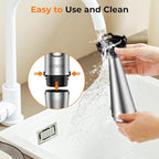 KOIOS Immersion Blender Handheld - Trigger Variable Speed 5-in-1 Immersion Hand Blender 1100W, Anti-Scratch Stainless Steel Shaft, Chopper & Milk Frother, Non-BPA for Soup, Baby Food and Smoothies