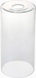 GoLucky Clear Cylinder Clear Glass Shade Accessory Glass Lamp Fixture Shade Replacement Glass Pieces with 1-5/8 Inch Fitter 4"(D)5.5"(H) Multiple Specifications