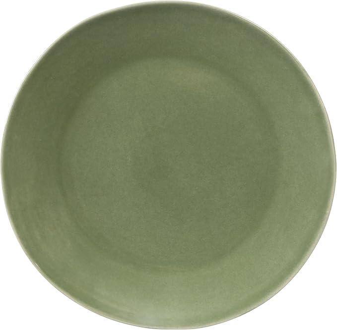 Bloomhouse Montecito Breeze 16 Piece (Service for 4) Double Plates and Bowls Stoneware Reactive Glaze Dinnerware Set - Cyprus Green