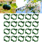 Plant Support Clips Reusable Garden Clips, Secured Plastic Plant Clips, Tomato Support Clips for String Trellis for Climbing Plants Outdoor Indoor Plant Flowers Stem Vine Fixing Clips (300, Green)