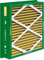Filterbuy 24x24x5 Air Filter MERV 11 Superior Pet & Allergy Defense (3-Pack), Electrostatic Pleated HVAC AC Furnace Filters Replacement for Honeywell Return Grille (Actual Size: 22.38 x 22.38 x 4.38)