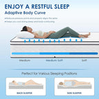 PayLessHere 12 Inch Full Innerspring Mattress in a Box with Bamboo Charcoal Gel Memory Foam Fiberglass Free CertiPUR-US Certified Medium Firm Spring Mattress Pressure Relief,Full