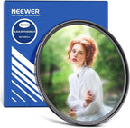 NEEWER 43mm Black Diffusion 1/4 Filter Dreamy Soft Cinematic Camera Lens Effect Filter Ultra Slim Water Scratch Resistant Optical Glass Multiple Nanocoatings for Video/Vlog/Portrait Photography