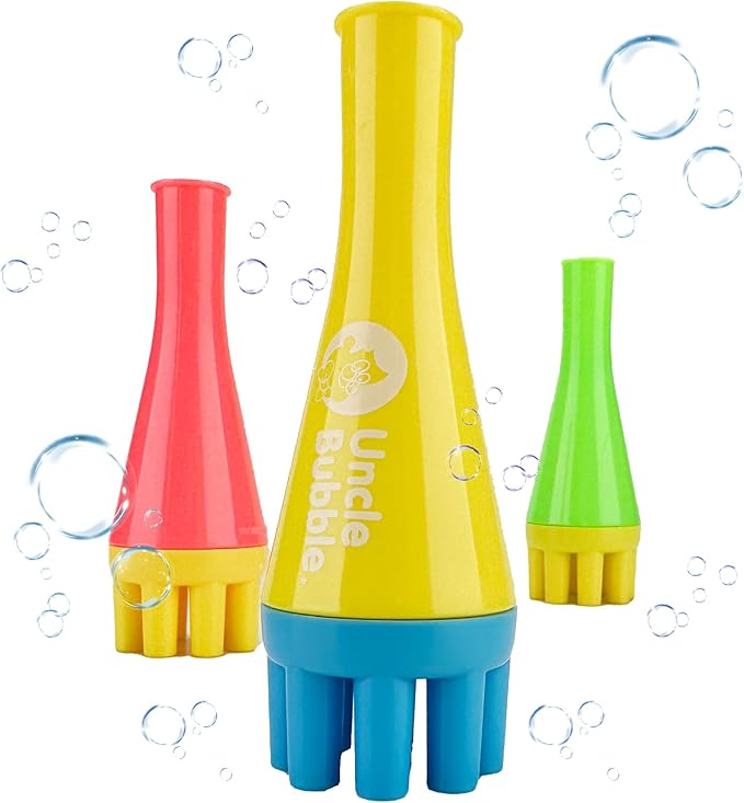 Uncle Bubble Blower for Kids and Toddlers, Uncle Bubble Mini Bubble Blower Makes Thousands of Bubbles Ease, Durable Outdoor Toy