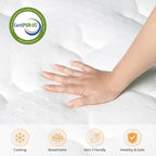 Vesgantti Cal King Mattress, 12 Inch Memory Foam Hybrid Mattress in a Box with Individual Pocket Spring, Cal King Size Mattress for Pressure Relief, Motion Isolation, Medium Firm Support