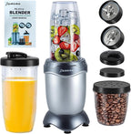 Panana Smoothie Blender 850W Portable Personal Blender and Grinder Combo Shakes and Smoothies 2 * 20Oz To-Go Cups & Lids, Personal Blenders for Juice, Frozen Drinks, Sauces