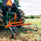Titan Attachments Cultivator with 6 Spring Steel Shanks 3 Point Quick Hitch