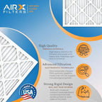 AIRX FILTERS WICKED CLEAN AIR. 14x25x1 Air Filter MERV 13 Electrostatic Pleated Air Conditioner Filter 6 Pack HVAC AC Furnace Filters