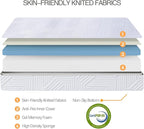 5 Inch Twin Mattress,Gel Memory Foam Mattress Twin Bed Mattress in a Box,Medium Firm Mattresses for Pressure Relief,Twin Size Mattress for Kids,Bunk Bed,CertiPUR-US Certified