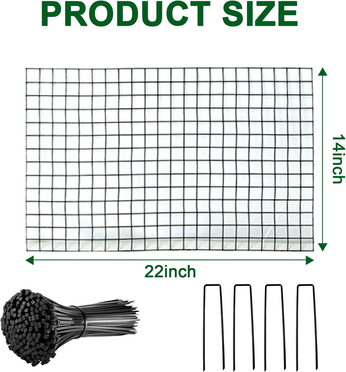 12 Packs 14'' Dia x 14'' H Plant Wire cage 24 Pcs Metal Plant Protection Mesh Plant Cages Bunny Barricades Plant Protection Wire Cage for Flowers Vegetables Protection from Animals