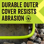 Flexzilla Garden Lead-in Hose 5/8 in. x 5 ft., Lightweight All-Weather Water Hose, Durable and Flexible, Leak-Free Connections