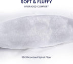 SLEEP ZONE Quilted Fitted Queen Mattress Pad Cover - Soft Fluffy Pillow Top Bed Mattress Topper Deep Pocket 8-21 inch, Queen