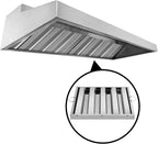 New Star Foodservice 54408 Stainless Steel Hood Filter 20" W x 25" H, Set of 6