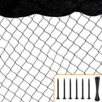 Chicken Netting 25'x25' with 1" Mesh Nylon Bird Netting for Chicken Coop, Heavy Duty Poultry Net Bird Net for Garden Deer Fence for Fruit Tree