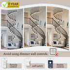 H138''Modern Crystal Chandelier for High Ceiling,Large Spiral Crystal Chandeliers,Luxury Raindrop Foyer Chandeliers,Hanging Pendants Lighting for Entryway, Staircase,Hallways,Living Room