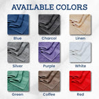 Casa Lino White Bath Towels Set of 4 (54" x 27") - Large Bathroom Towel Set - 100% Cotton Towels for Bathroom - Highly Absorbent & Quick Dry Bath Towel Multipack - New Apartment Essentials