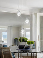 Flashing God 3 Light Bubble Dimmable Crystal Chandelier Chromed Finished Ceiling Hanging Lights Over Table Foyer Entrance Chandeliers