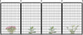 FXW Garden Fence Outdoor for The Yard – 50in(H) x 10.4ft(L) Heavy Duty Metal Animal Barrier for Dog and Rabbit, Decorative Dog Fence, 4 Panels, Black