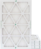 Glasfloss 14x30x1 MERV 10 (FPR 5-6) Pleated Air Filters Box of 6. Actual Size: 13-5/8 x 29-5/8 x 7/8