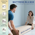 12 Inch Full Mattress Hybrid Innerspring and Plush Memory Mattress in a Box,Medium Soft Feel,Motion Isolation & Pressure Relief,Cooling Bed Mattress for Bed Frames,CertiPUR-US Certified (Twin)