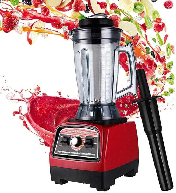 DNYSYSJ 2800W Professional Blender for Kitchen Commercial Countertop Smoothie Blender Electric Mixer Juicer Food Professor Machine with 3.9L Capacity Jar