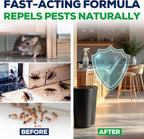 All Natural Peppermint Oil Insect & Pest Control Spray Repels Mice, Spiders, Ants, for Home, Indoor, Outdoor, Garden Maximum Strength Smart Grower Ready to Use 16 FL OZ