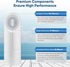 PUREPLUS 5 Micron 20" x 2.5" Whole House Sediment Home Water Filter, 20-inch Sediment Pre-Filtration, Replacement Cartridge Aqua Pure AP110-2C, Pentek P1-20/SP-P1-20/PX01-20, Watts FPMB5-20, 4Pack