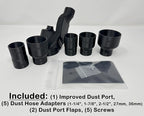 Improved Dust Collection Port for DeWalt DWS779 & DWS780 Miter Saws - Virtually No Mess - Made in the USA