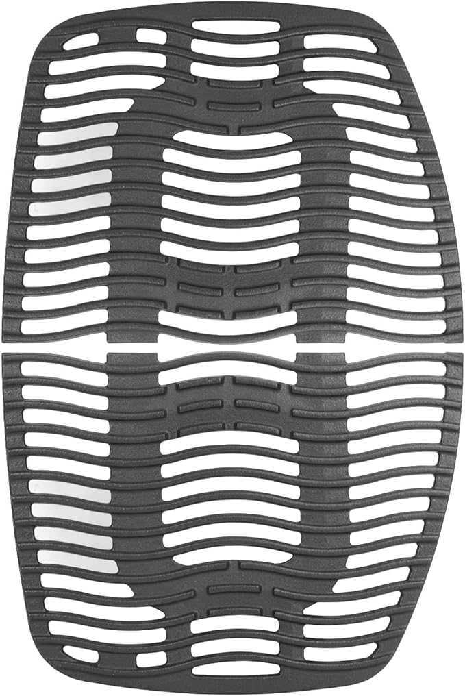 Cast Iron Grill Grates for Napoleon Gas Grill All TravelQ 285 Series, Napoleon Pro285x, PRO285X-BK, PRO285, PRO285-BK, TQ285X, TQ285X-1, TQ285X-BL, Napoleon Travelq Pro 285 accessories,Non-Stick,2PCS