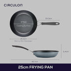 Circulon A1 Series with ScratchDefense Technology Nonstick Induction Frying Pan/Skillet, 10 Inch, Graphite