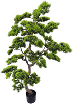 5ft Artificial Bonsai Tree - Large Faux Plants Indoor with Ceramic Pot, Realistic Fake Plants Decor for Home Office, Living Room, Farmhouse Zen Decor