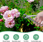 Bonsai Branch Cutter, 7in(180mm) Stainless Steel Concave Knob Cutter Tree Limb Cutter Bonsai Pruning Japanese Gardening Tools for Enthusiasts and Beginners